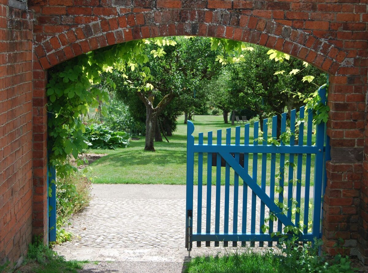 Gate into the orchard, Croft Castle - Roy Cane